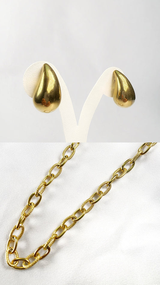 Conjunto Brincos + Colar